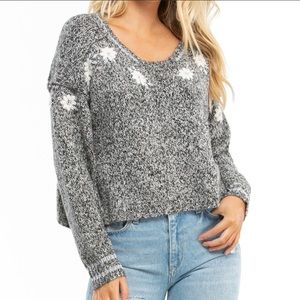 ⚡️Wildfox Flower field Lewis oversized knitted sweater⚡️